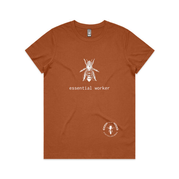 essential worker Women's T-shirt - dark mode Thumbnail